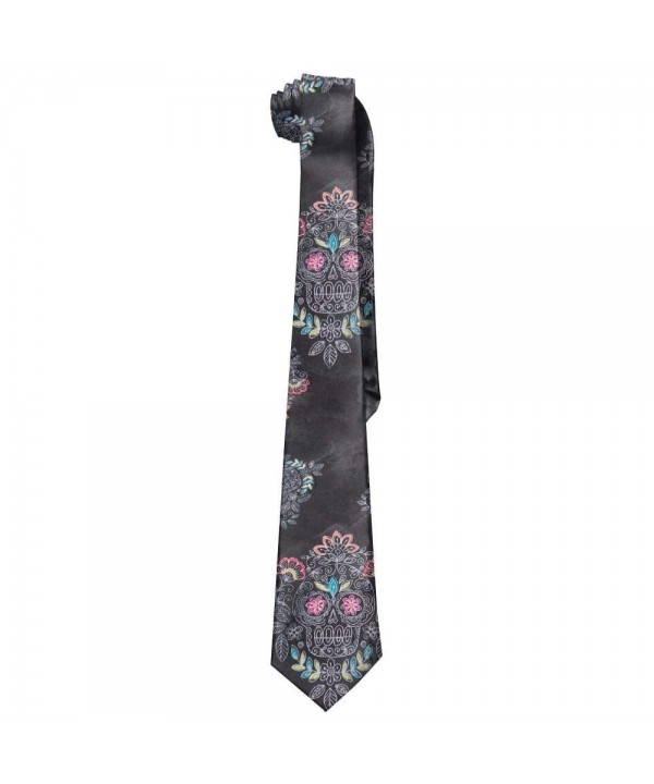DNUPUP Floral Polyester Gentleman Necktie