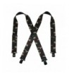 CTM Elastic Clip End Pattern Suspenders