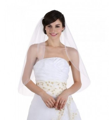 Plain Bridal Wedding Fingertip Length