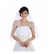 Plain Bridal Wedding Fingertip Length