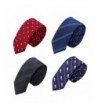 AUSKY Modern Skinny Neckties Different