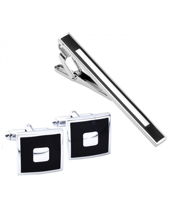 Zysta Men Tie Clip Cufflinks