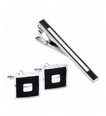 Zysta Men Tie Clip Cufflinks