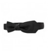 Womens Elastic Leather Solid Bowknot