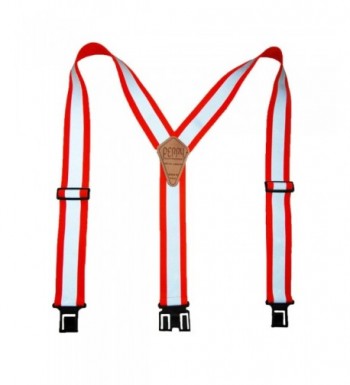 Perry Suspenders Elastic Reflective Orange