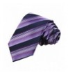 Striped Purple Necktie Wedding Holiday