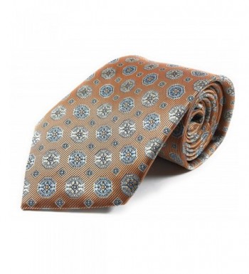 Bronze Orange Talisman Pattern Necktie