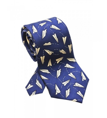 Josh Bach Paper Airplanes Necktie