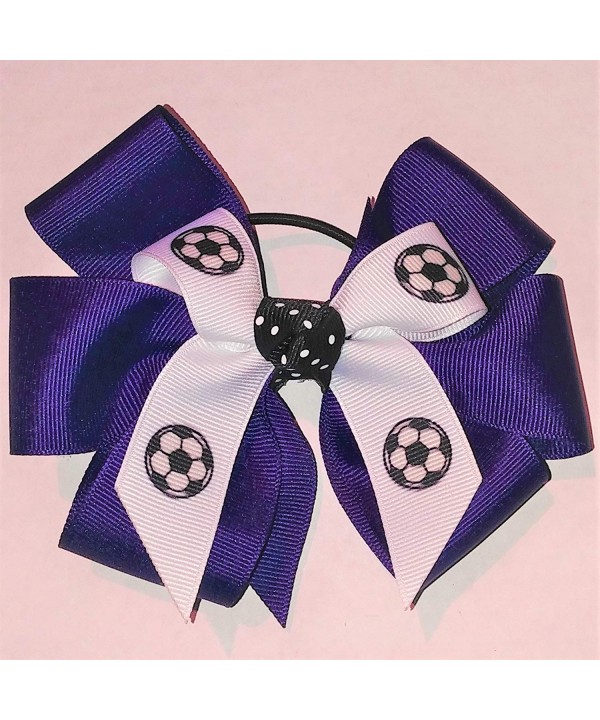 Soccer Loop Hair Black Purple