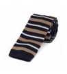 TieMart Navy Casual Stripe Skinny