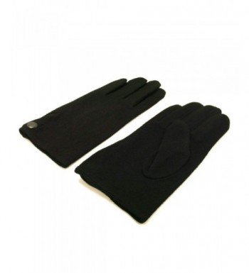 Classic Mens Solid Black Gloves