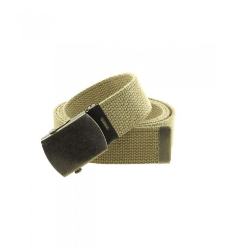 Canvas Military Style Antique Buckle