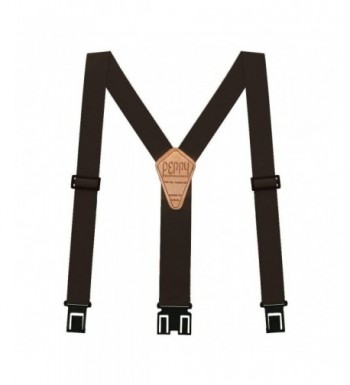 Perry Rainbow Striped Belt Clip Suspenders