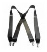 Hold Ups Charcoal Suspenders X back Silver
