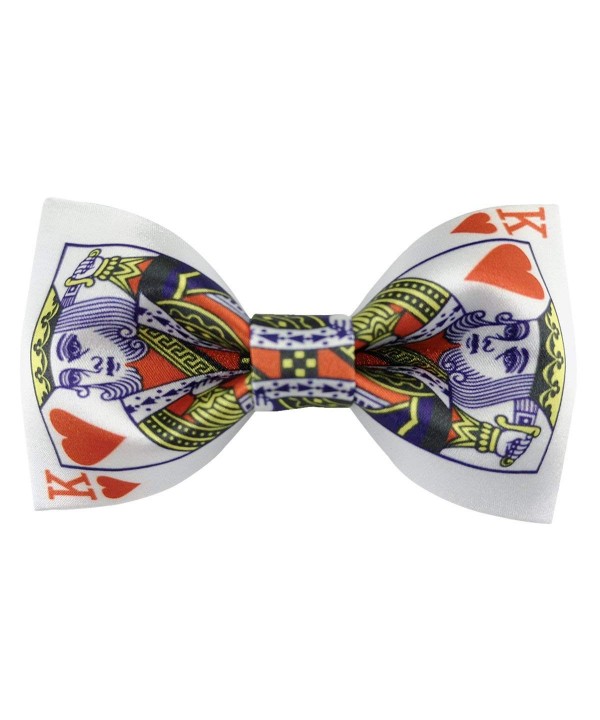 Poker Playing Bowties Pre tied Adjustable