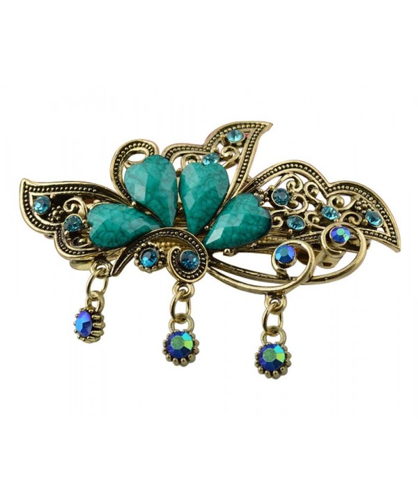 Sankuwen Vintage Hairpin Rhinestone Barrette