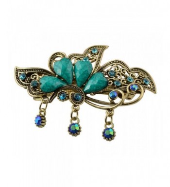 Sankuwen Vintage Hairpin Rhinestone Barrette