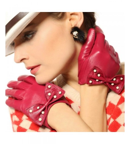 WARMEN Genuine Leather Backless Gloves