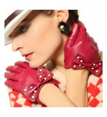 WARMEN Genuine Leather Backless Gloves