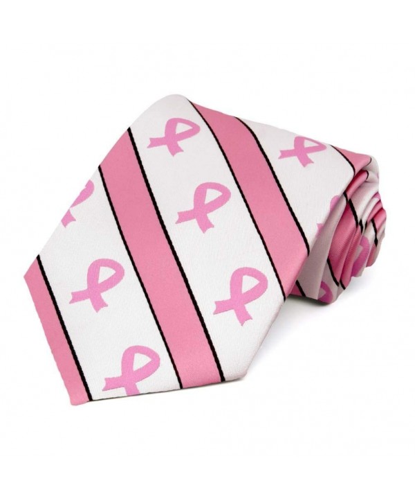 Ribbon Breast Cancer Awareness Striped Ribbon Breast Cancer Awareness Striped