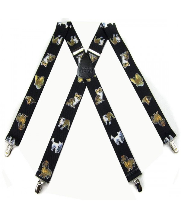 Black Brown White Strong Suspenders