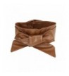Leather Around Corset Cinch BowKnot