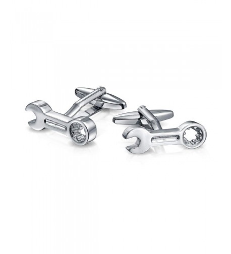 Bling Jewelry Stainless Combination Cufflinks