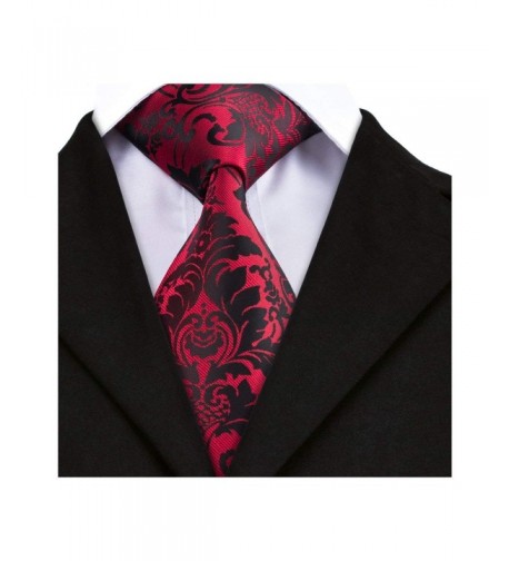Hi Tie Paisley Floral Necktie Cufflinks