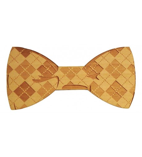 TrendyLuz Wooden Bow Tie Handcrafted