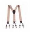 GUCHOL Suspenders Adjustable Strong Leather