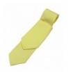 Solid Necktie Pocket Square Canary