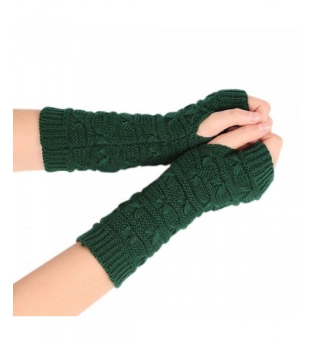 Crochet Winter Fingerless Gloves Warmers