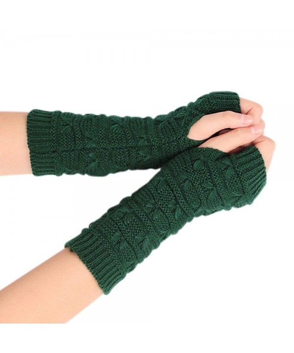 Crochet Winter Fingerless Gloves Warmers