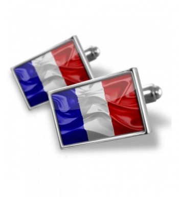 NEONBLOND Cufflinks French 3D Flag