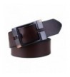 Capplue Casual Square Buckle Leather