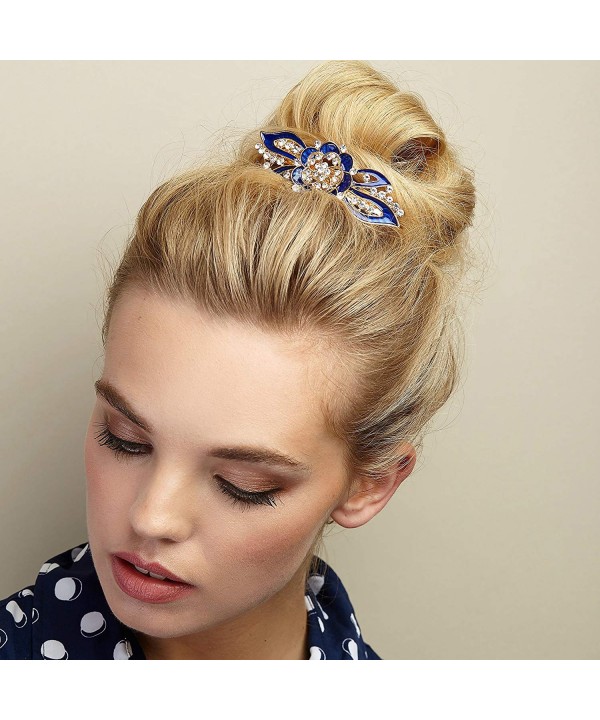 QueenMee Vintage Flower Barrette Bridesmaid