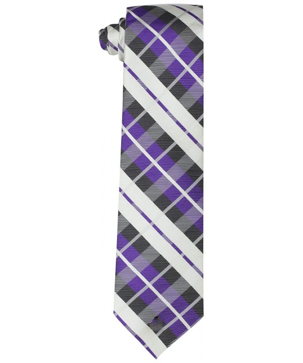 Rooster Mens Large Plaid Lilac