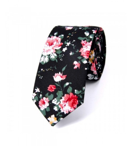 LUISDAN Floral Cotton Printed Neckties