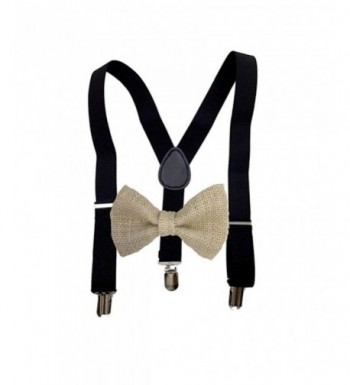 tiesand Black suspenders Combo Light