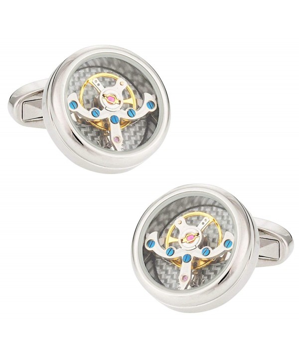 Cuff Daddy Tourbillon Cufflinks Steampunk Presentation