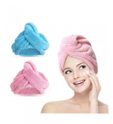 ewinever 2 Pack Turban ThickenSuper Absorbent