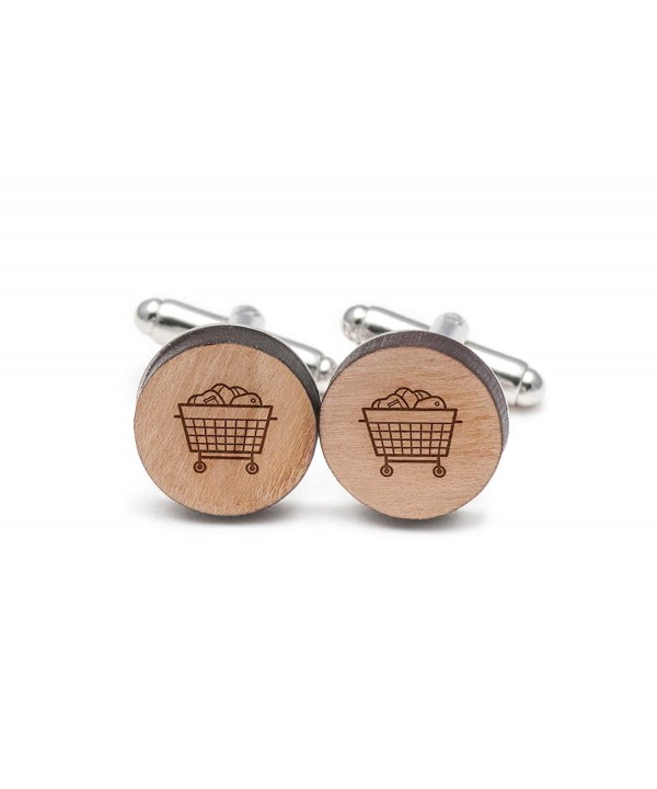 Wooden Accessories Company Laundry Cufflinks