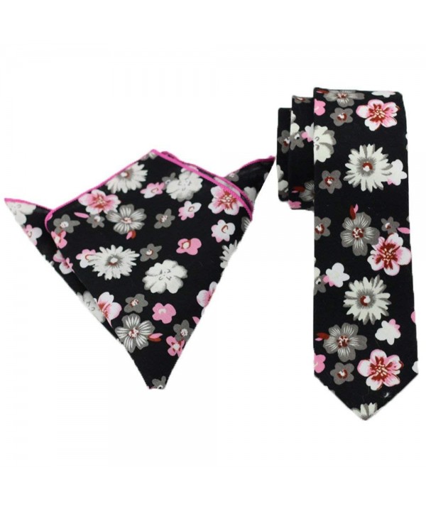 Coachella Florals flower Cotton Necktie