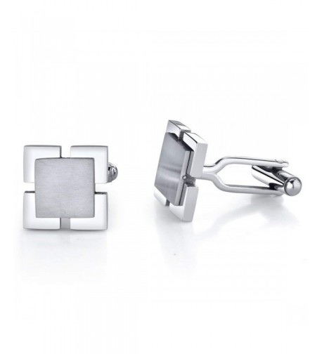 Ultimate Personality Stainless Dual Tone Cufflinks