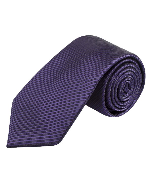 Handmade Neckties Solid Alizeal Purple