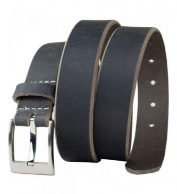 Square Wide Distressed Leather Belt