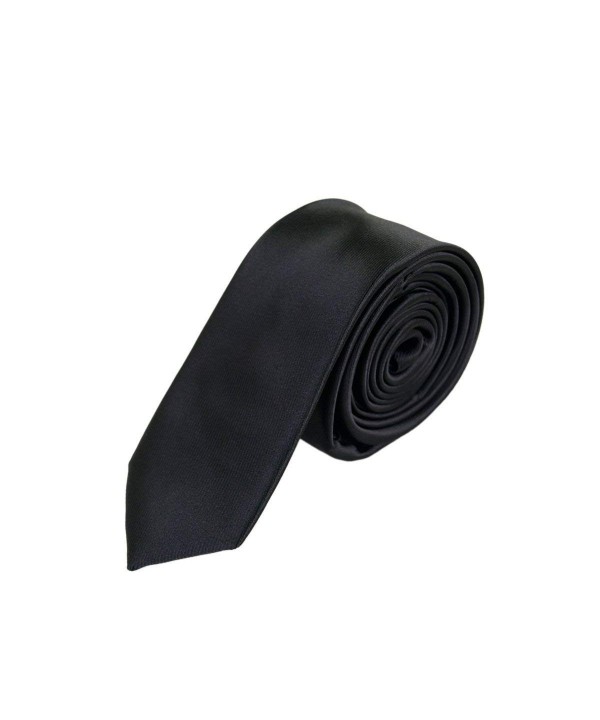 Premium Classic Solid Skinny Necktie