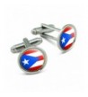 Flag Puerto Rico Cufflinks Links