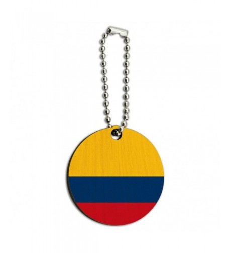 Colombia National Country Wooden Round