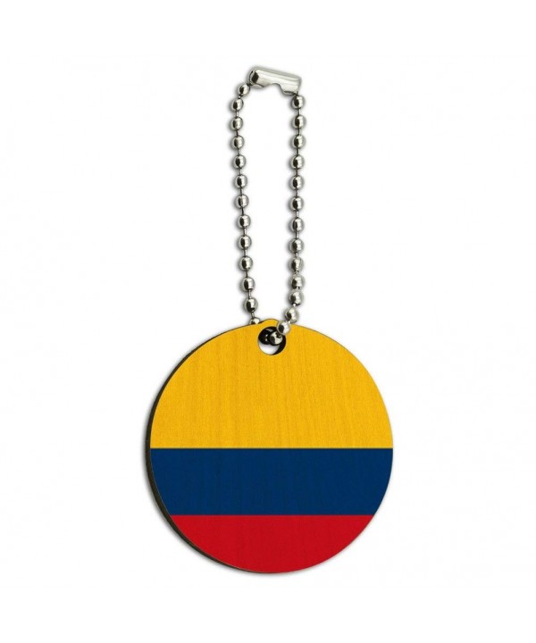 Colombia National Country Wooden Round